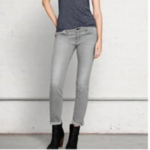 Rag & Bone Dre Aged Grey Jeans Size 28 - Picture 1 of 6